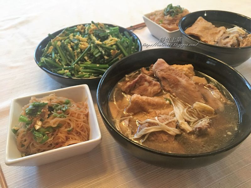 肋排肉骨茶湯