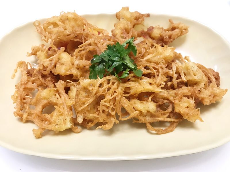 👩🏻🍳炸金針菇-日式料理