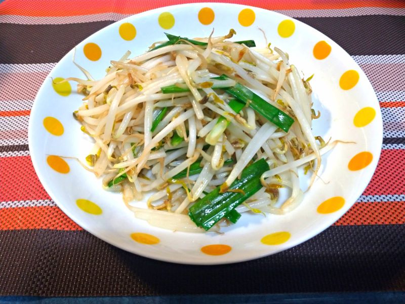 油蔥韮香豆芽菜