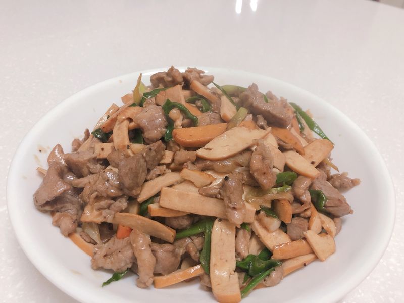 豆乾炒肉絲