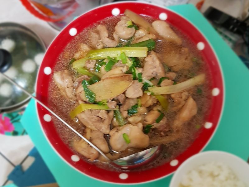 蔥燒雞燴飯