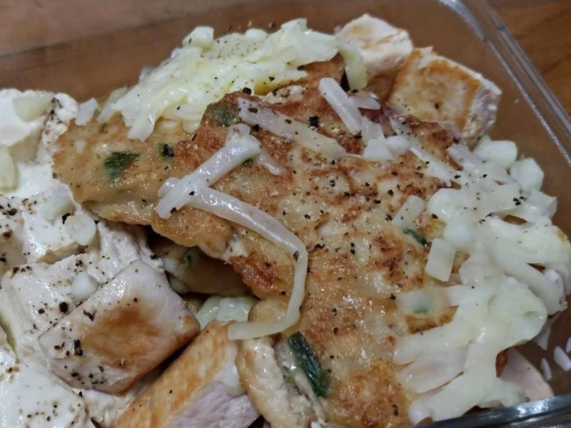乳酪起司雞胸肉煎餅