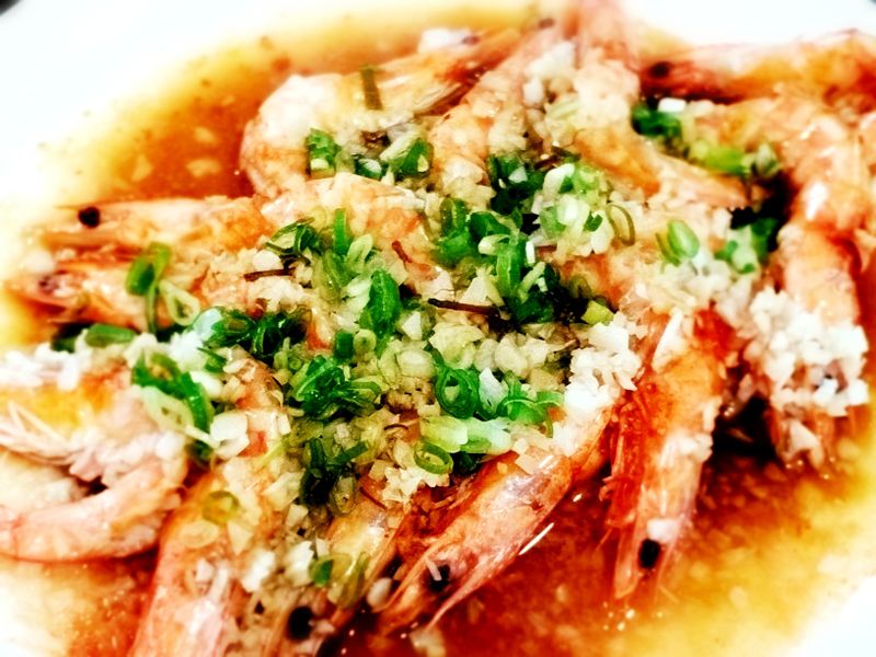 蒜蓉蒸蝦 ~ 超簡單家常宴客料理