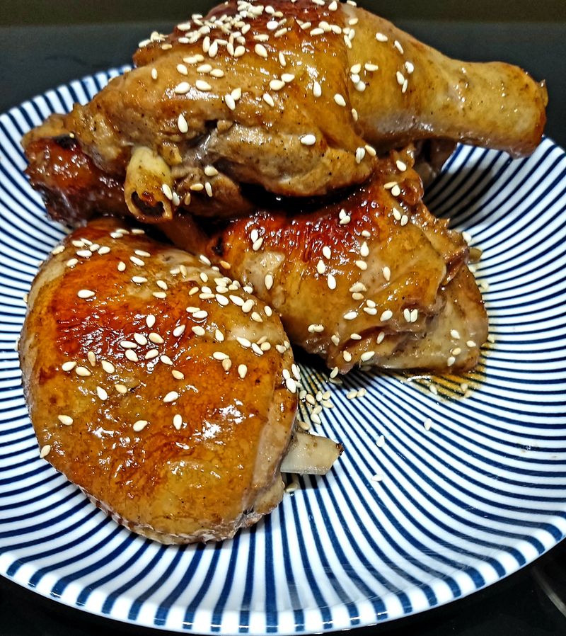 萬用鍋~烤棒棒腿