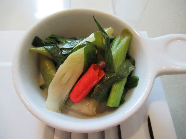 香辣蒜苗