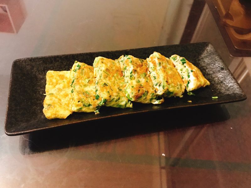 青江菜魚鬆蛋捲