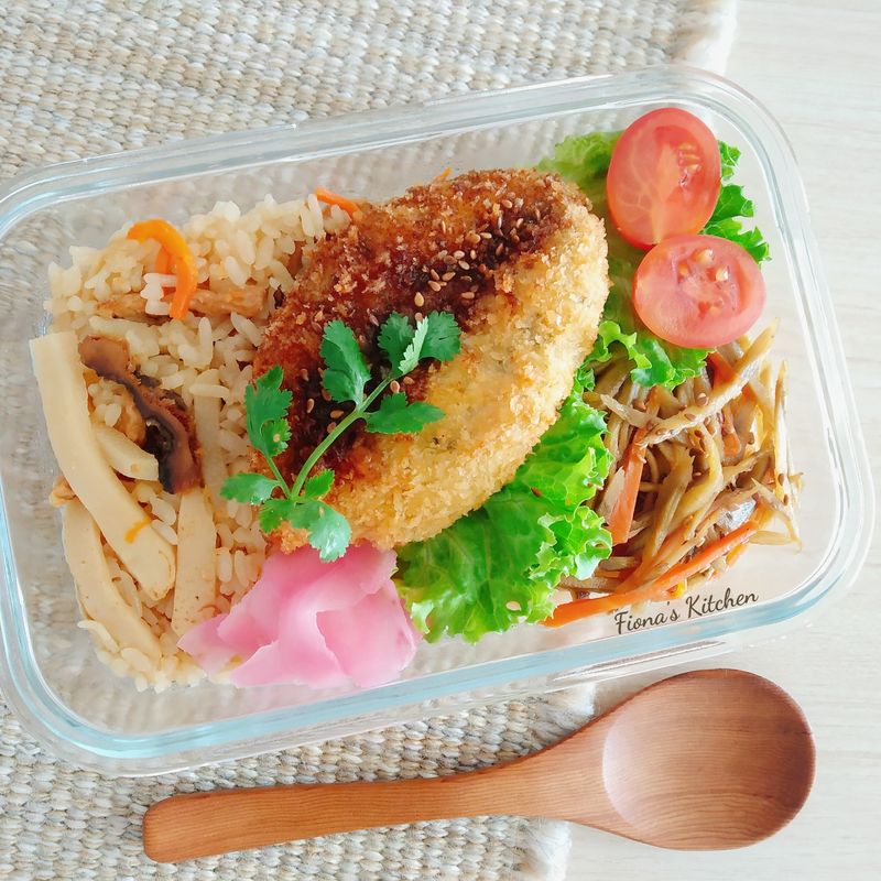 純素竹筍炊飯