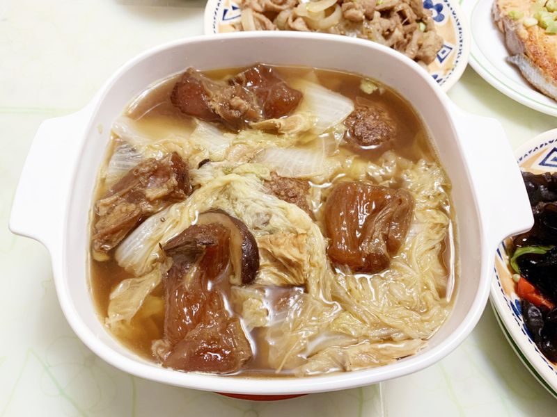 減醣料理:獅子頭白菜滷