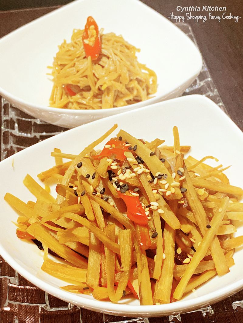 下飯好伙伴:日式金菇漬/牛蒡漬
