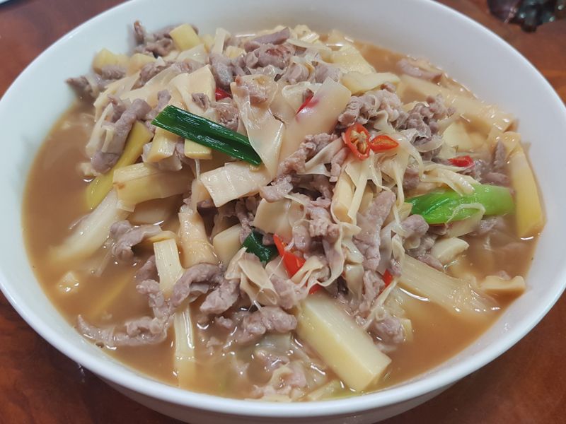 桂竹筍炒肉絲