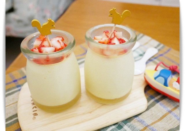 少糖版「楓糖布丁」適合小小孩享用 ♪