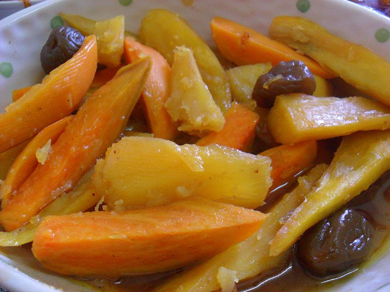 Y芬的小廚房--「梅膏料理」之梅汁蜜地瓜