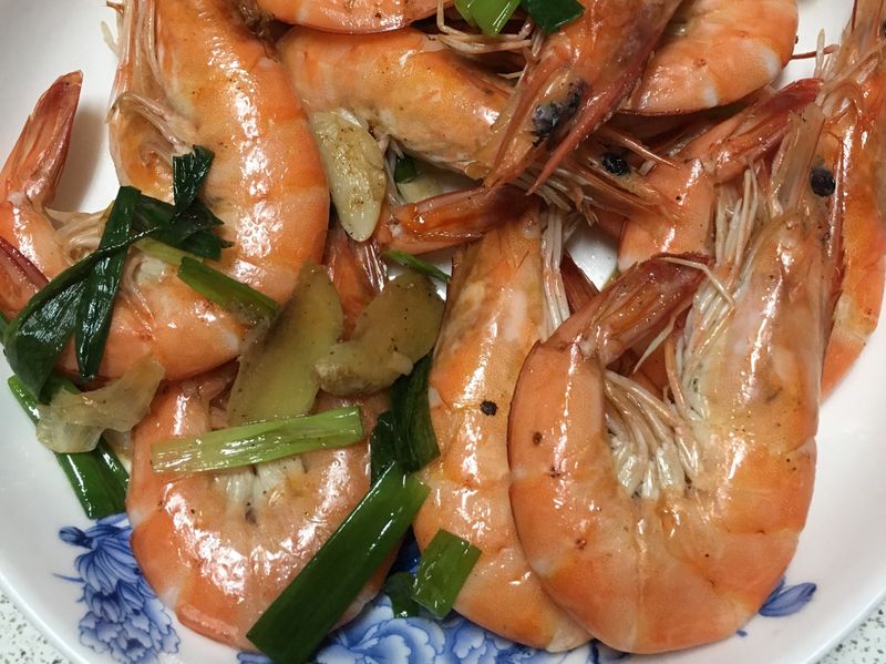 炒蝦
