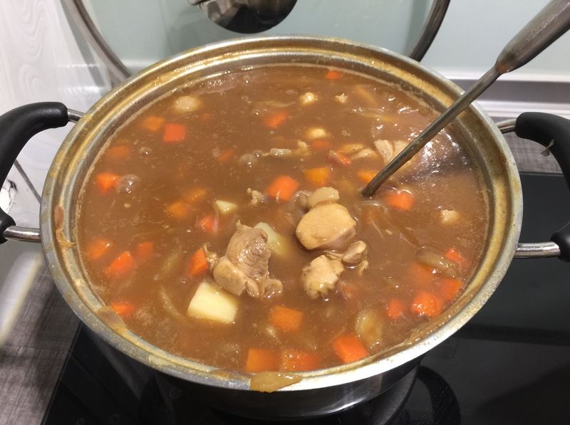 咖喱雞(茄子入菜)