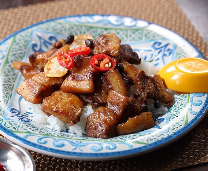 蒜蓉豆鼓蒸排骨飯