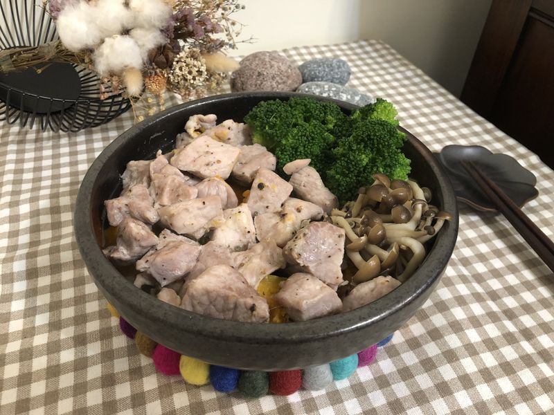 南瓜蒸豬肉