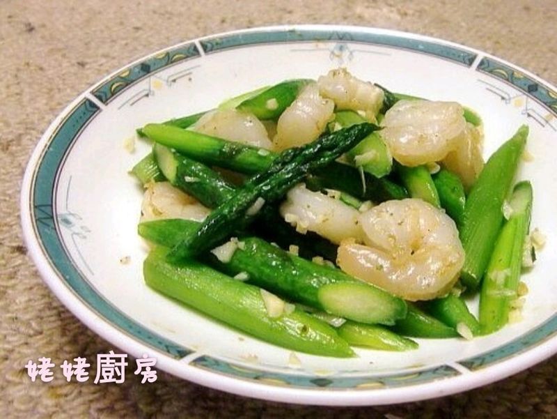 蘆筍炒蝦仁