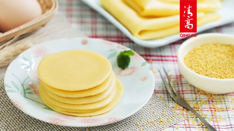 春天怎么能不吃饼,春天就要吃黄小米软饼
