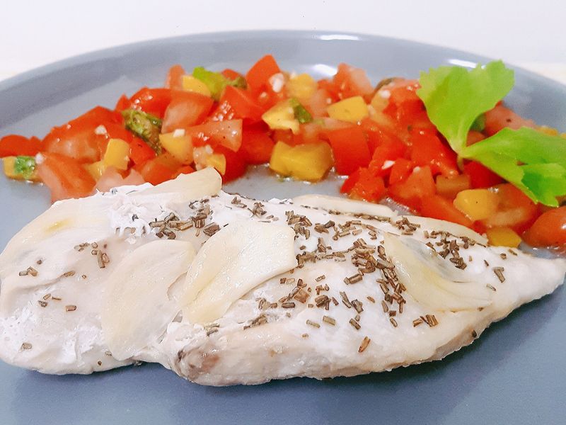 橄欖油香料烤雞胸(輕盈料理)