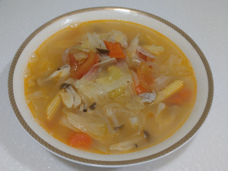 番茄洋蔥蔬菜湯