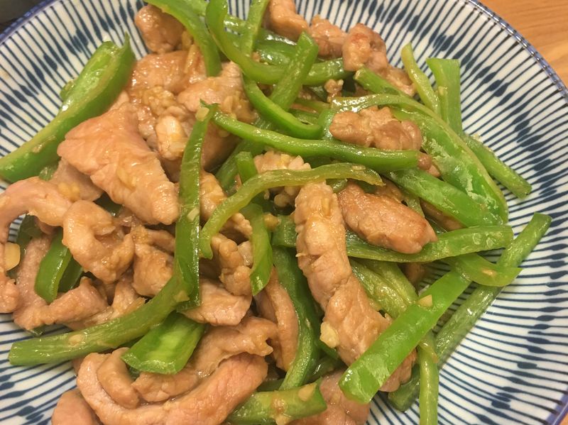 青椒炒肉絲