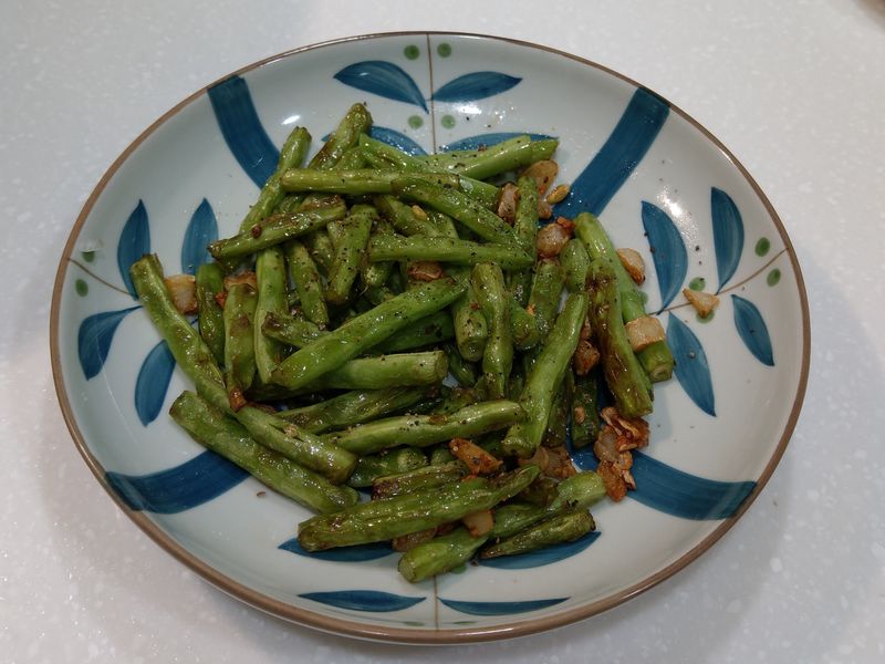 蒜炒四季豆