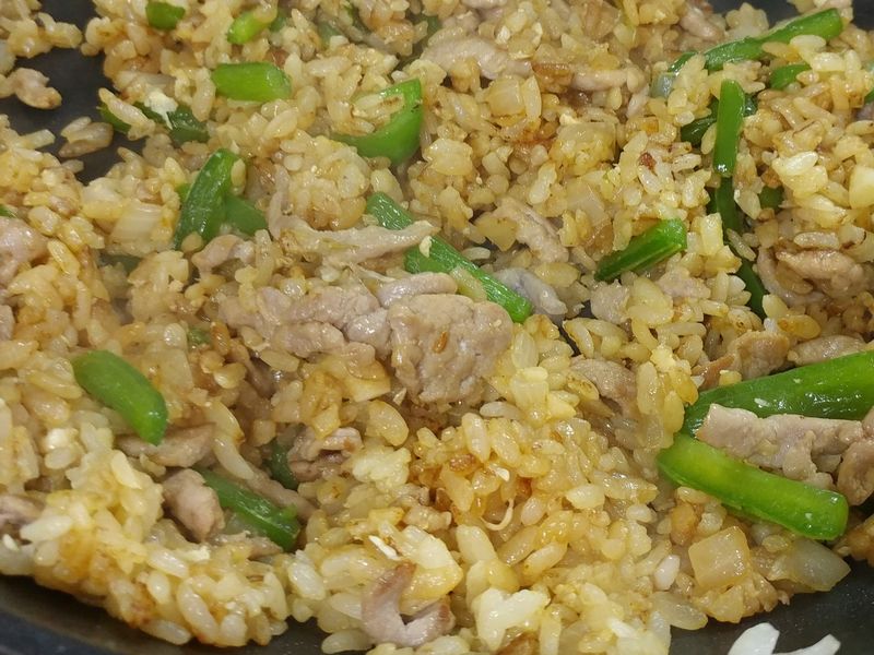 青椒肉絲炒飯