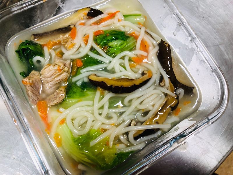 🍜香菇豬肉蔬菜湯麵