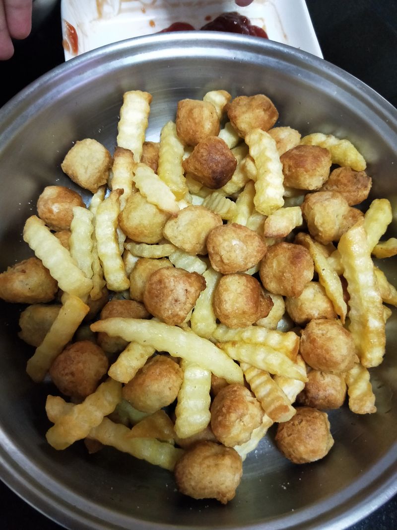 氣炸出美食-薯條雞球