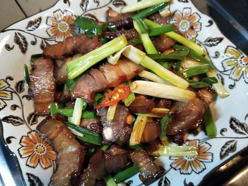 蔥爆臘肉