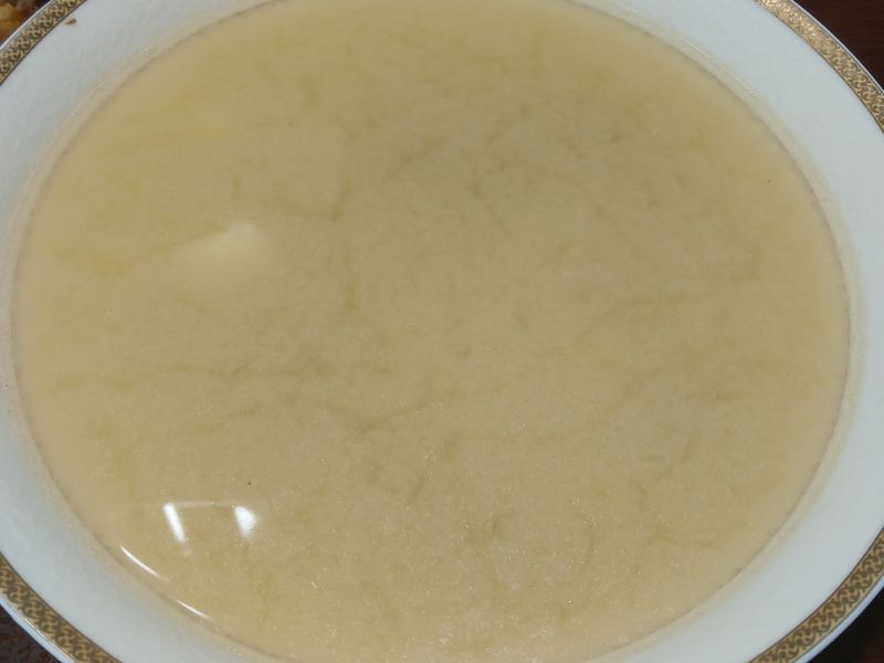 菇菇鯛魚味噌湯（with小魚干高湯）