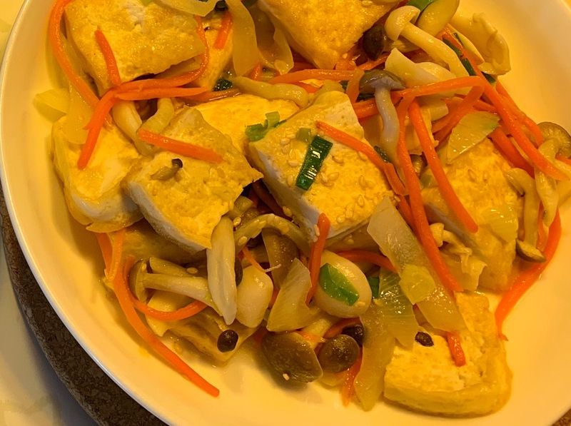香煎豆腐好菇友
