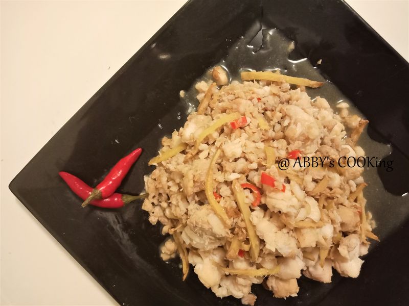 薑絲炒魚肉