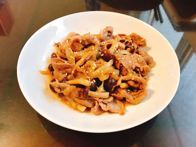 日式菇菇燒肉