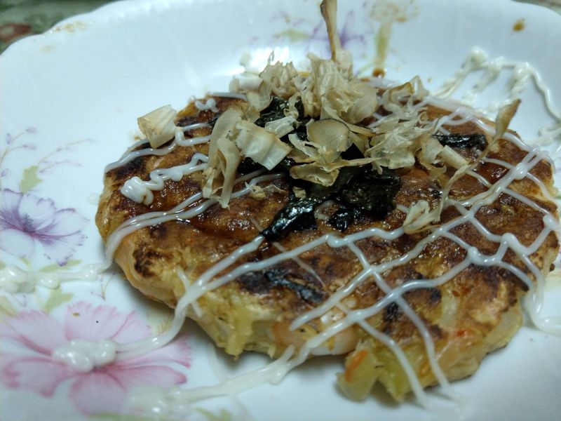 櫻花蝦煎餅佐日式照燒醬2019.r203