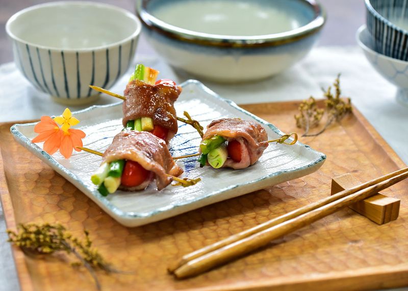 茄烤豬肉捲