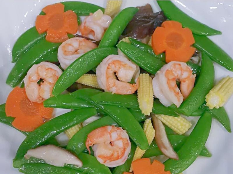 甜碗豆炒鮮蔬