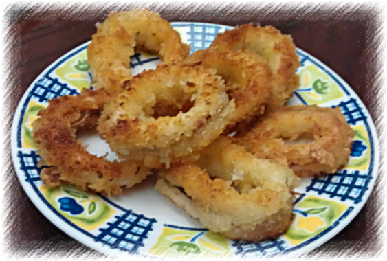酥炸魷魚圈