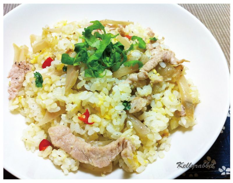 榨菜肉絲炒飯