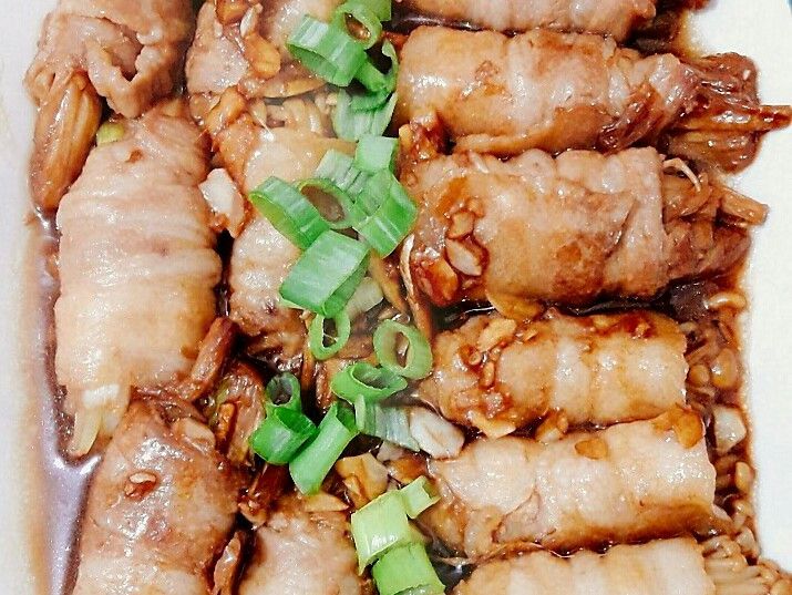 金針菇豬肉捲