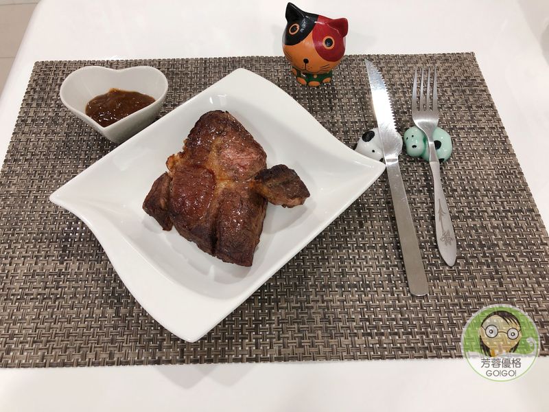 氣炸冷凍厚切牛排~氣炸鍋料理