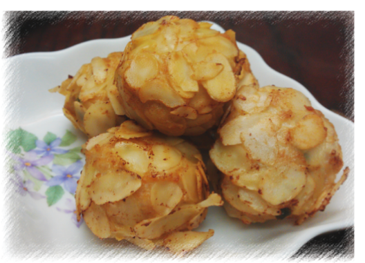 杏片雞肉丸