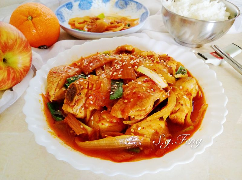 韓式泡菜雞肉