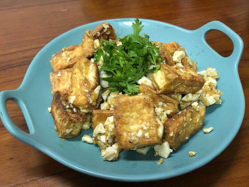 金莎豆腐-免炸