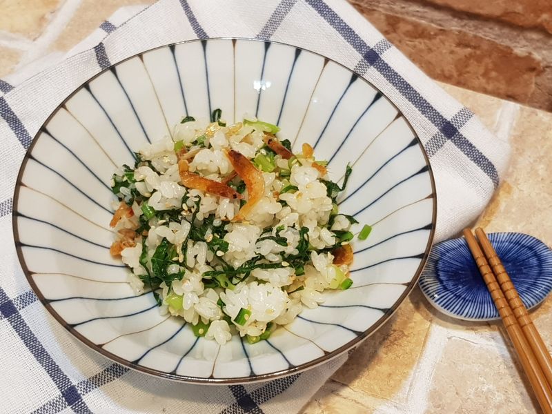芝麻櫻花蝦菜飯