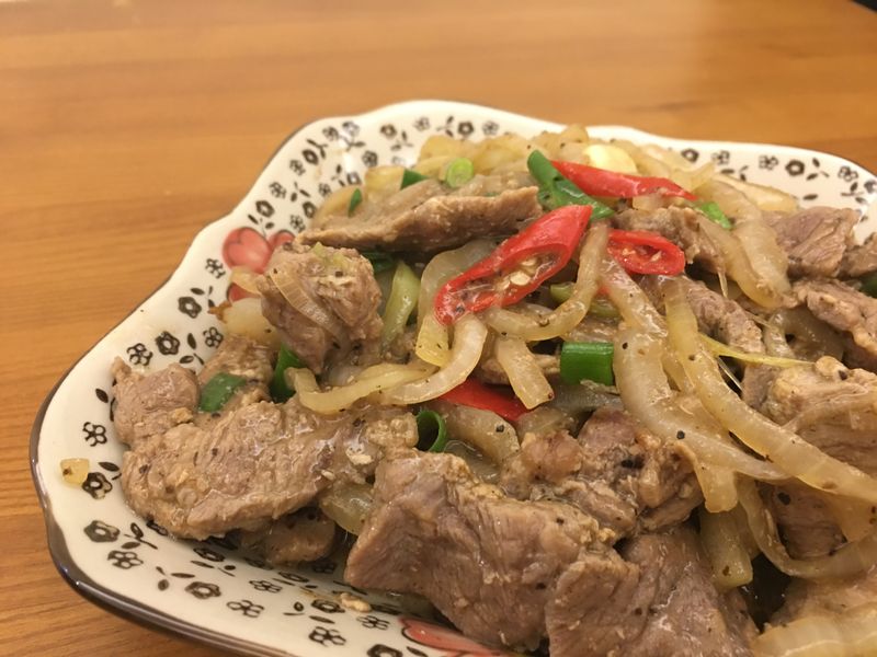 黑胡椒牛肉