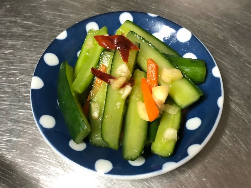 梅香蒜味小黃瓜-夏日料理