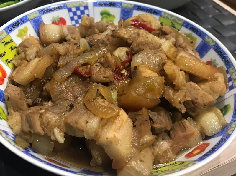 洋蔥豆豉豬