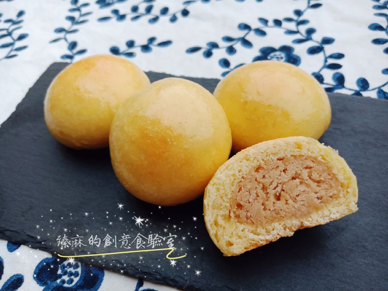 【黃金雞蛋麵包】-黑糖牛奶口味