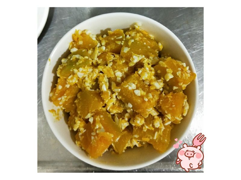 咸蛋炒南瓜